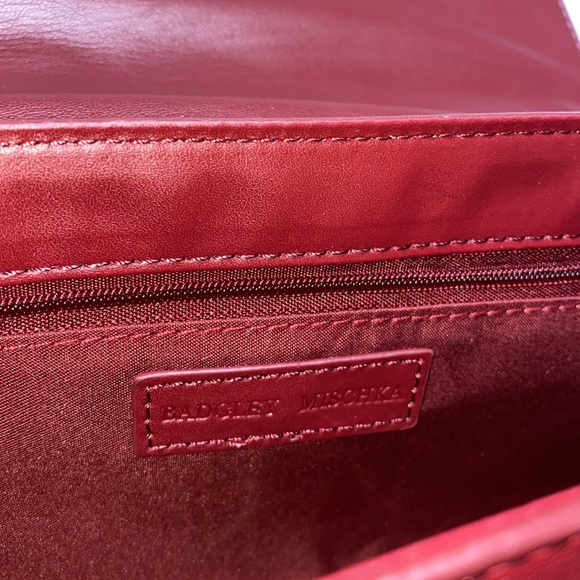 Badgley Mischka studded crossbody in wine NWT - Picture 11 of 13